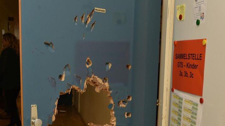 Weitere Bilder vom Vandalenakt in der Volksschule Gnigl