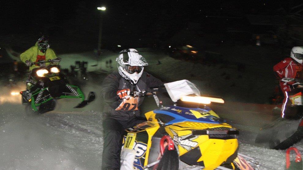 Snow Speedhill Race in Ried