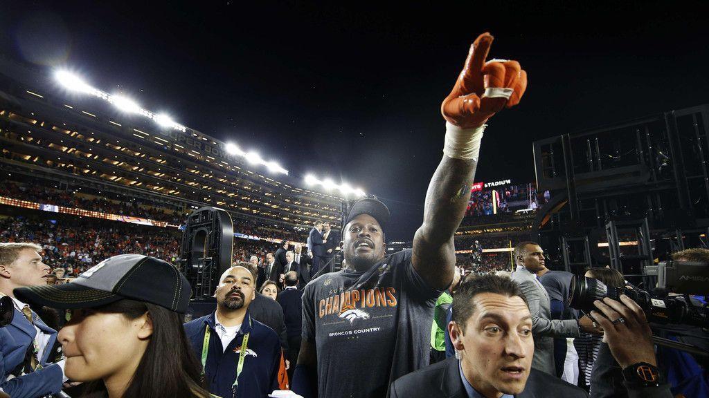 Denver Broncos feiern Sieg bei 50. Super Bowl