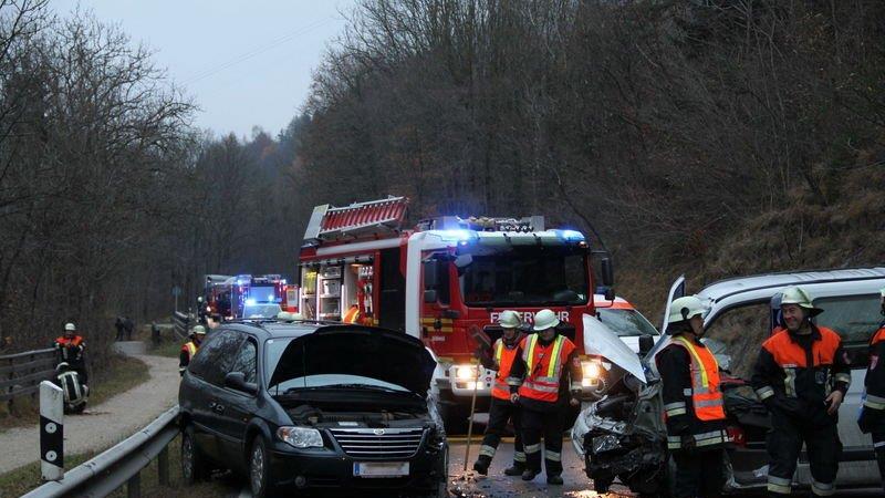 Crash auf der B21