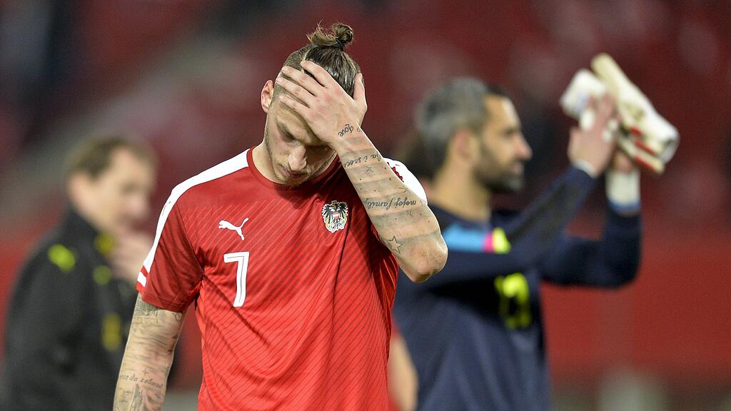Marko Arnautovic nach der Niederlage.