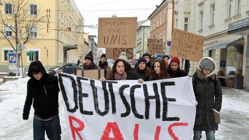 Demo in Salzburg