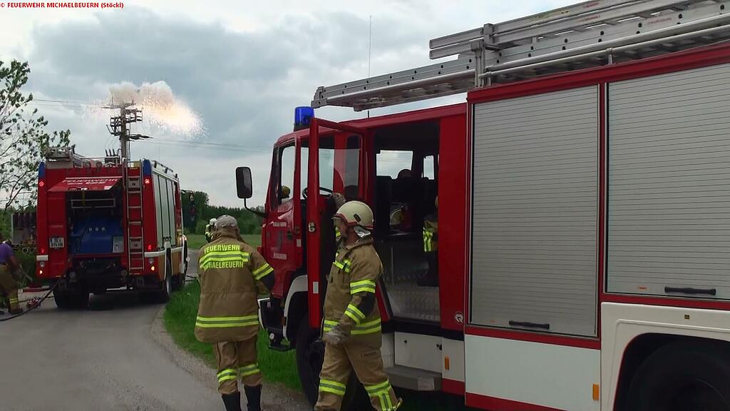 Auch zu einem Trafobrand mussten die Einsatzkräfte ausrücken.