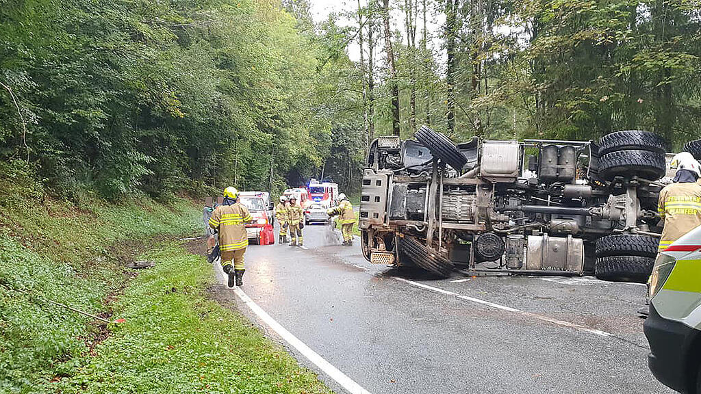 Lkw-Unfall Plainfeld
