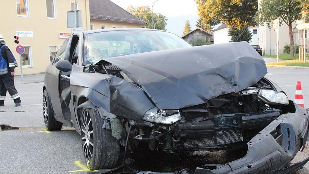 Bilder der Unfallstelle in Freilassing