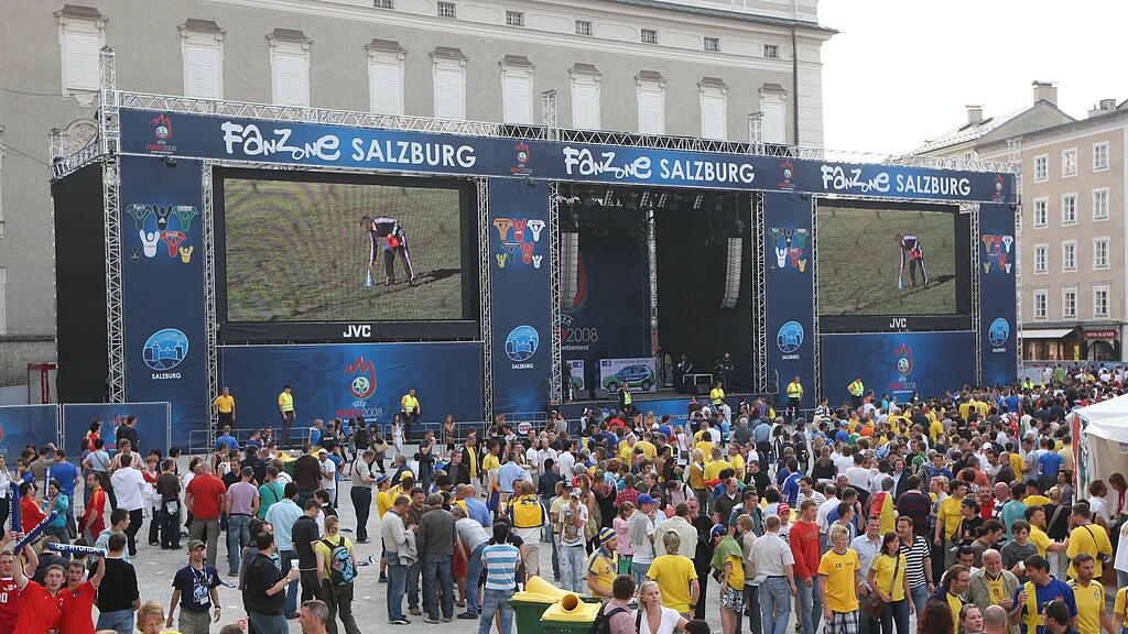Fanzone bei Fußball-EM 2008 in Salzburg