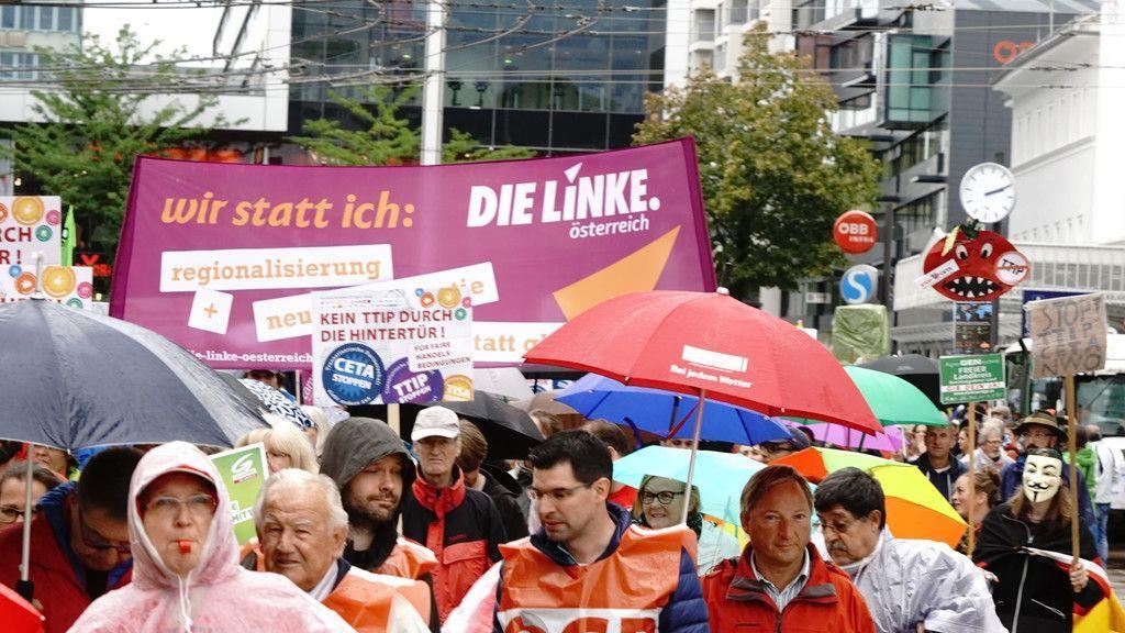 Demo gegen TTIP und CETA in Salzburg I