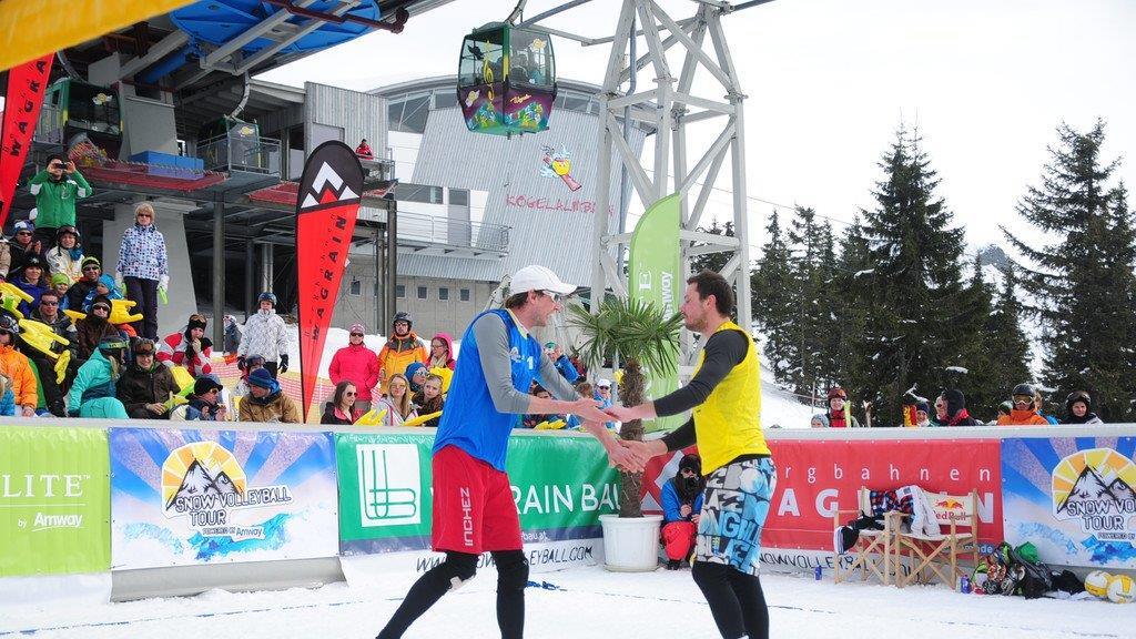 Snow-Volleyball in Wagrain, II