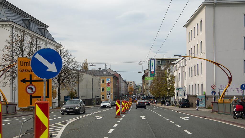 Baustelle Ignaz-Harrer-Straße