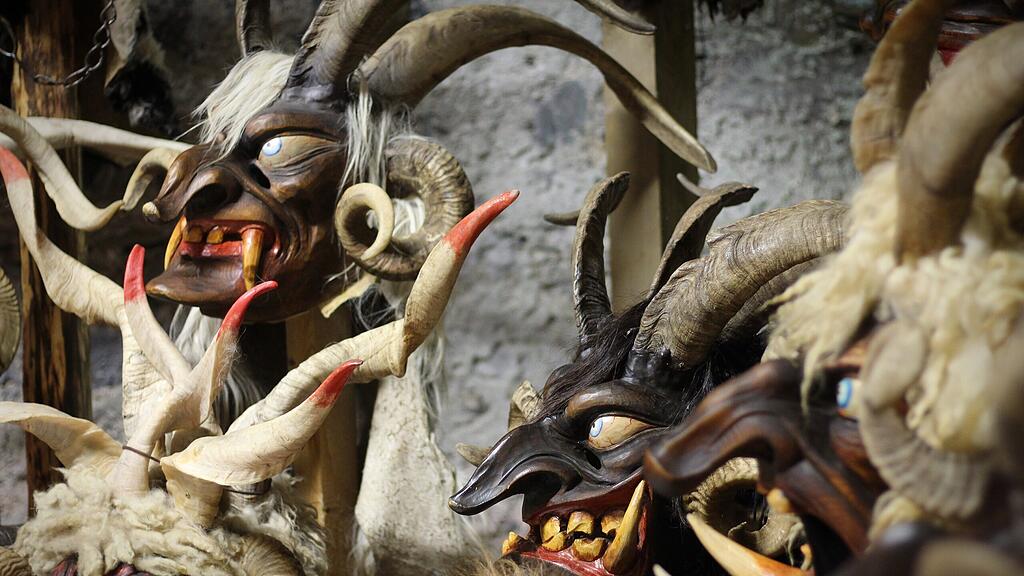 Krampus - Loavn- Ausstellung Brennhof