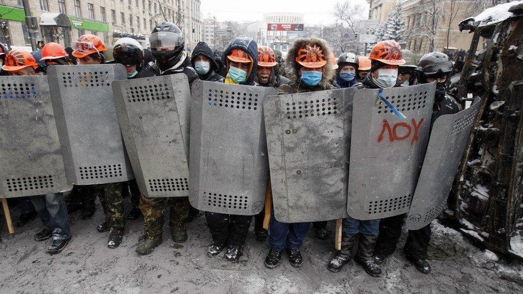 Kiew: Polizei erschießt zwei Demonstranten