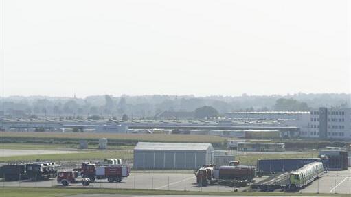 Flugzeug notgelandet