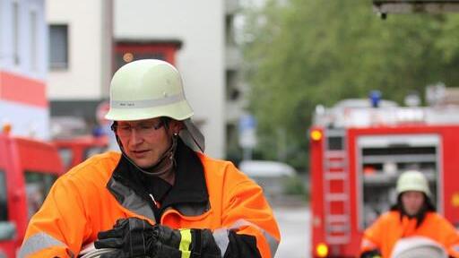 Feuerwehrübung in Trostberg