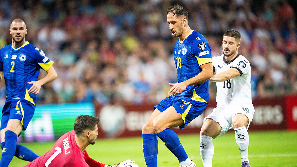 FUSSBALL - WM-QUALIFIKATION: BOSNIEN-HERZEGOWINA - STERREICH