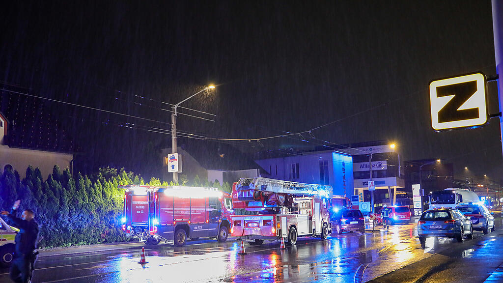 Küchenbrand in der Stadt Salzburg