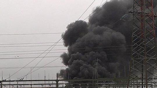 Explosionsgefahr in Umspannwerk