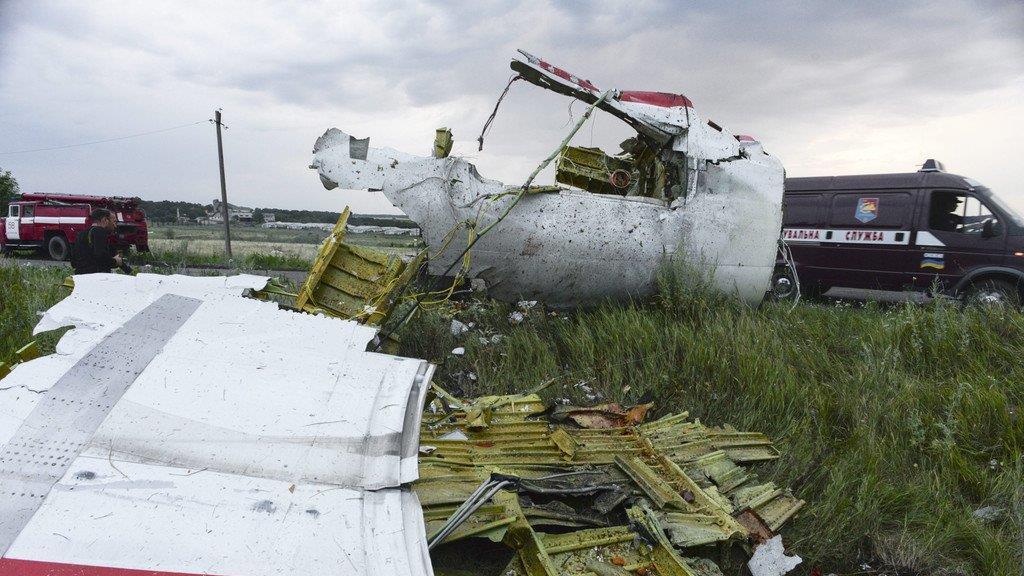 MH17: Wrackteile des Flugzeugs