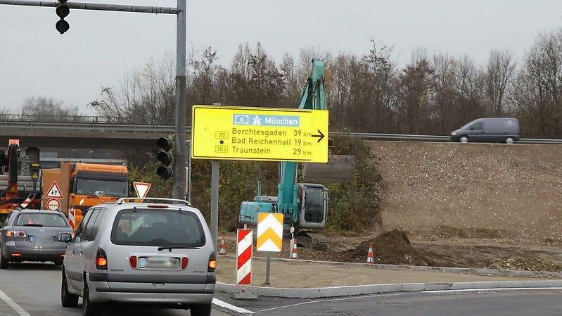 Arbeiten auf der B20