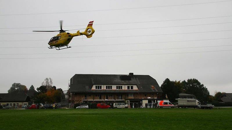 Tödlicher Arbeitsunfall in Anif