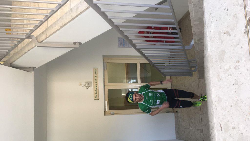 Treppen-Training im Klinikum Schwarzach