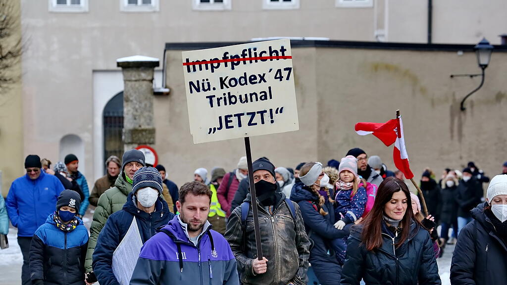 Corona-Demo in Salzburg