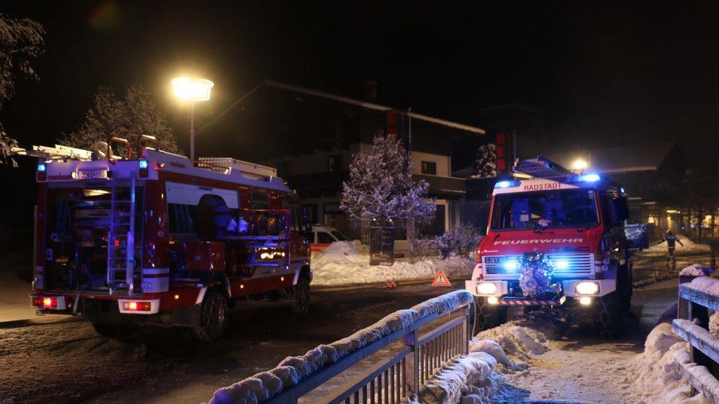 Brand im Sägewerk in Radstadt I