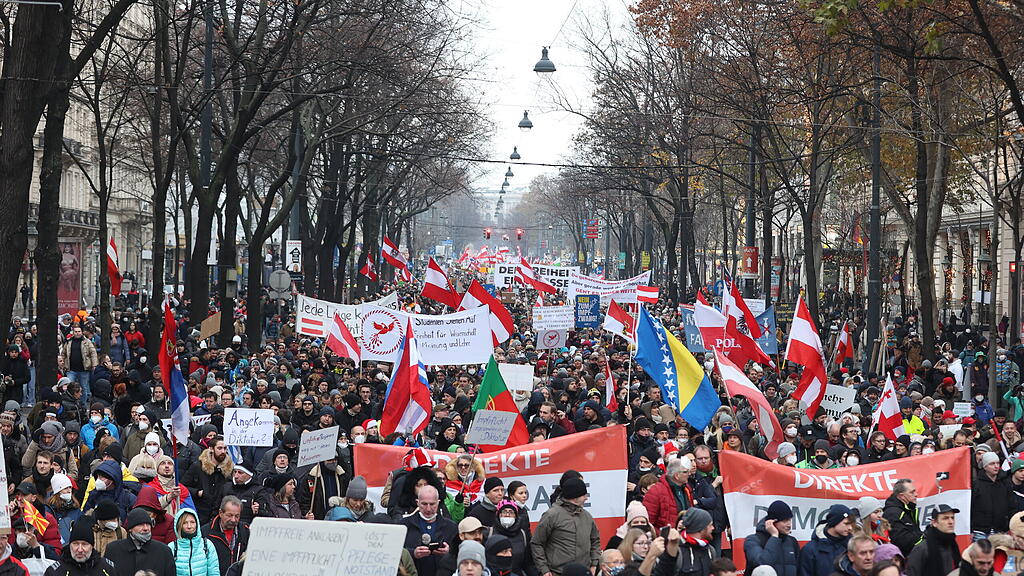 Corona-Demo in Wien II