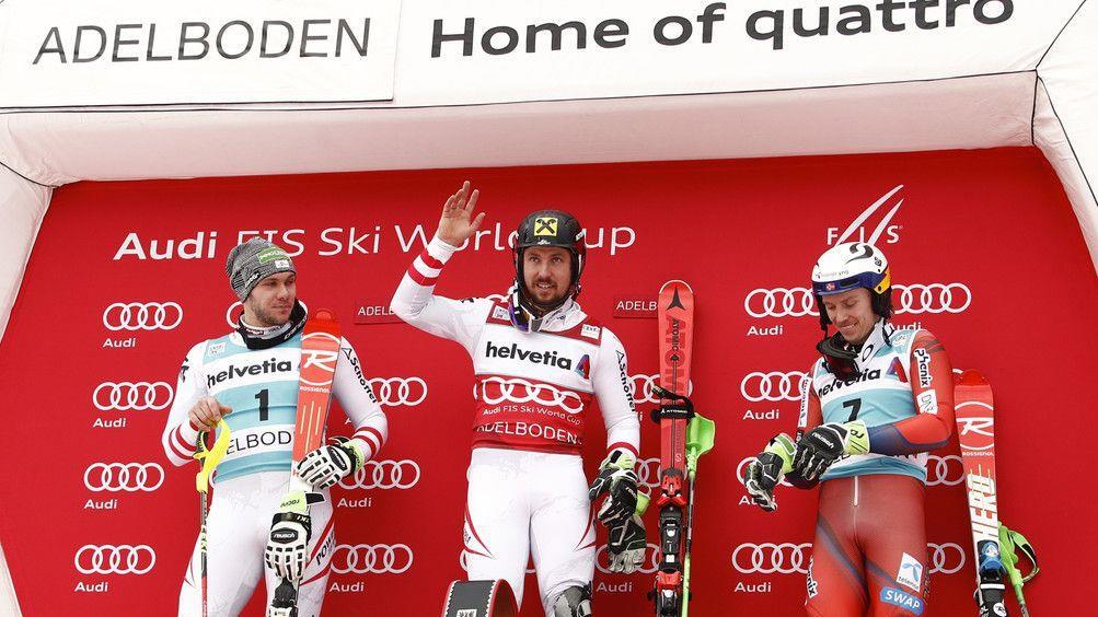 ÖSV-Doppelsieg im Adelboden-Slalom