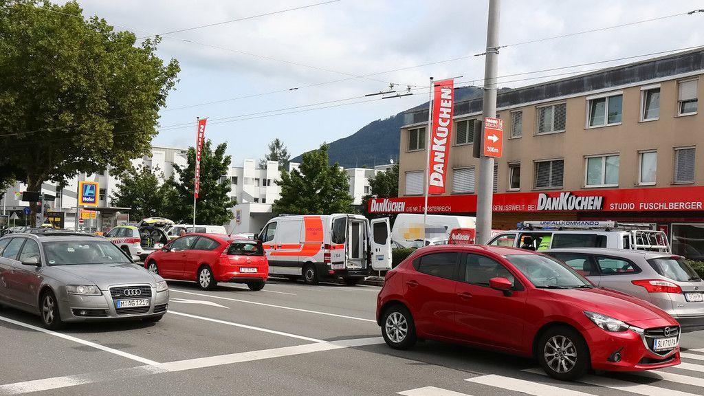 Bilder Unfall Ginskyplatz