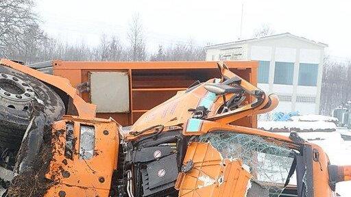 Lkw-Wrack geborgen