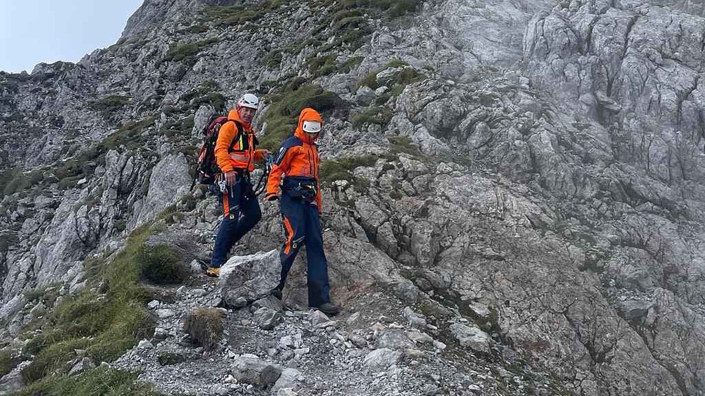 Bergrettung Klettersteig Dienten