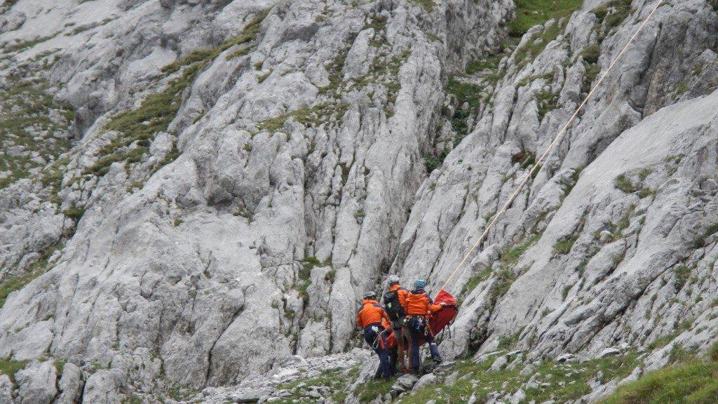 Schwieriger Bergrettungs-Einsatz in Werfen