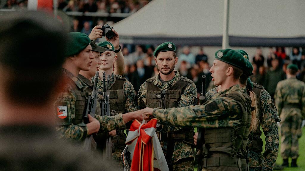 Bundesheer Angelobung in Mariapfarr