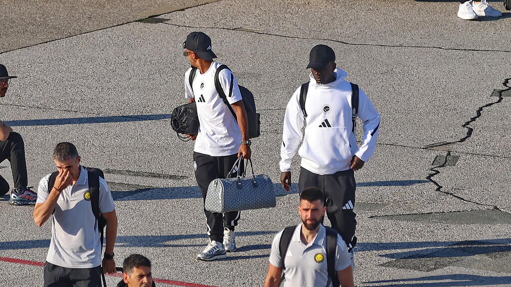 Ankunft von Al-Nassr am Salzburger Flughafen