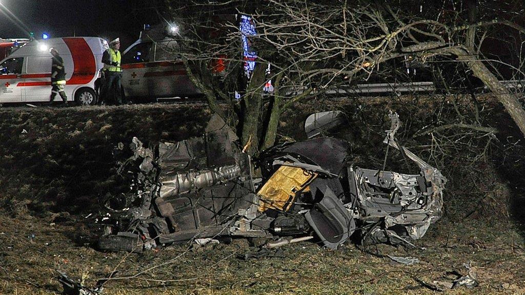 Bilder der Unfallstelle