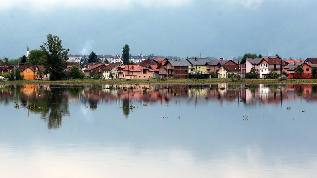 Überschwemmungen in Serbien und Bosnien