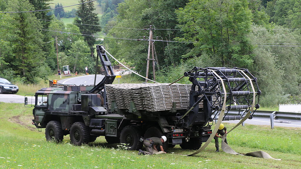 Bundesheer-Einsatz in Rußbach