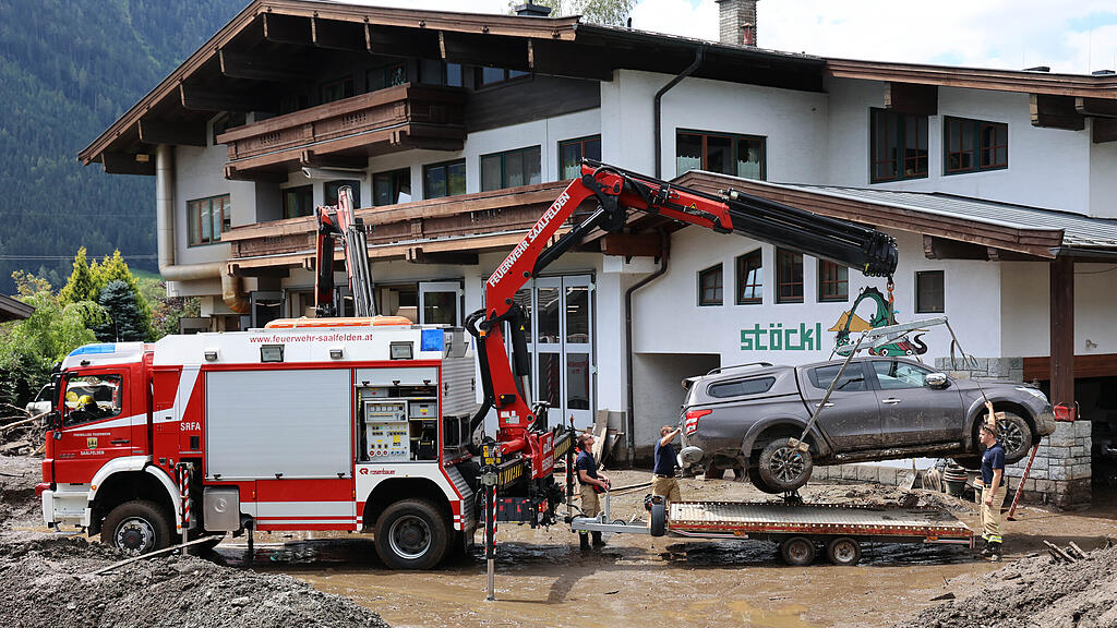 Unwetter im Oberpinzgau: Hollersbach