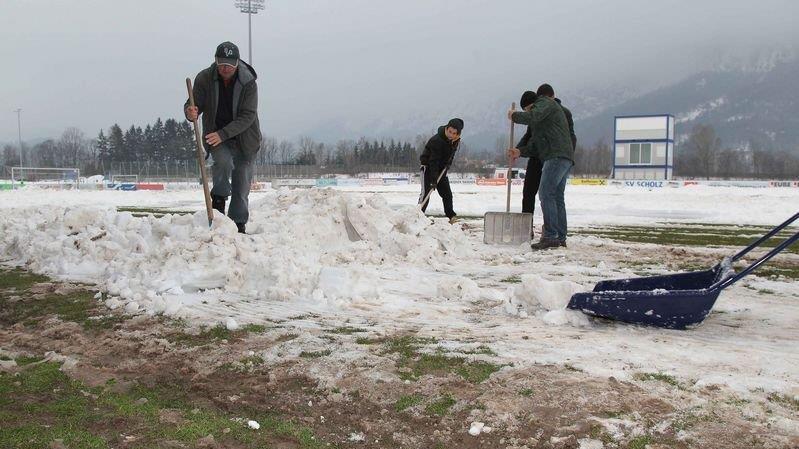 Grödig schaufelt sich frei