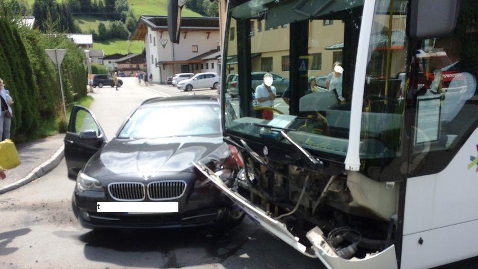 Verkehrsunfall in Kaprun