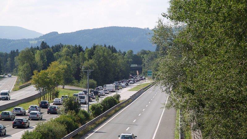 Rückreiseverkehr auf A10