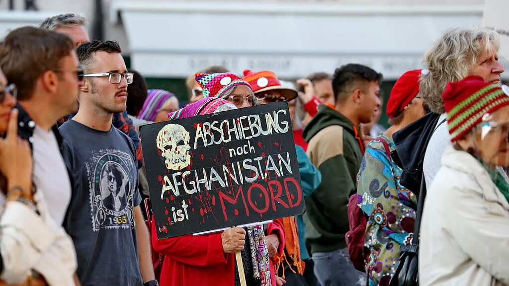 Demo in Salzburg für Afghanistan