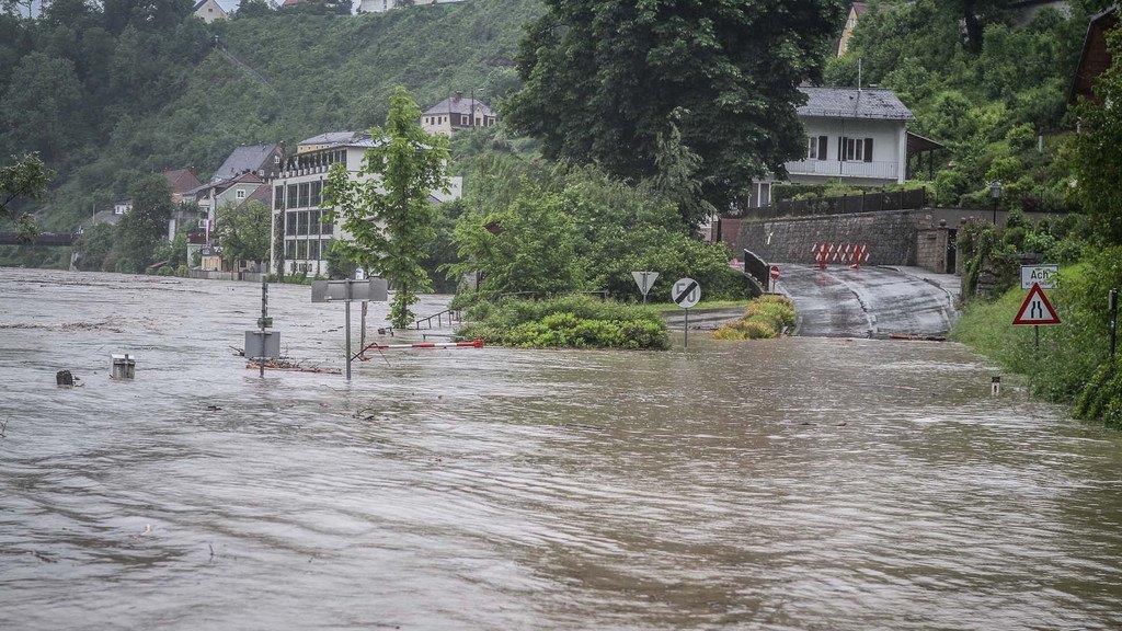 Hochwasser Hochburg-Ach (OÖ)