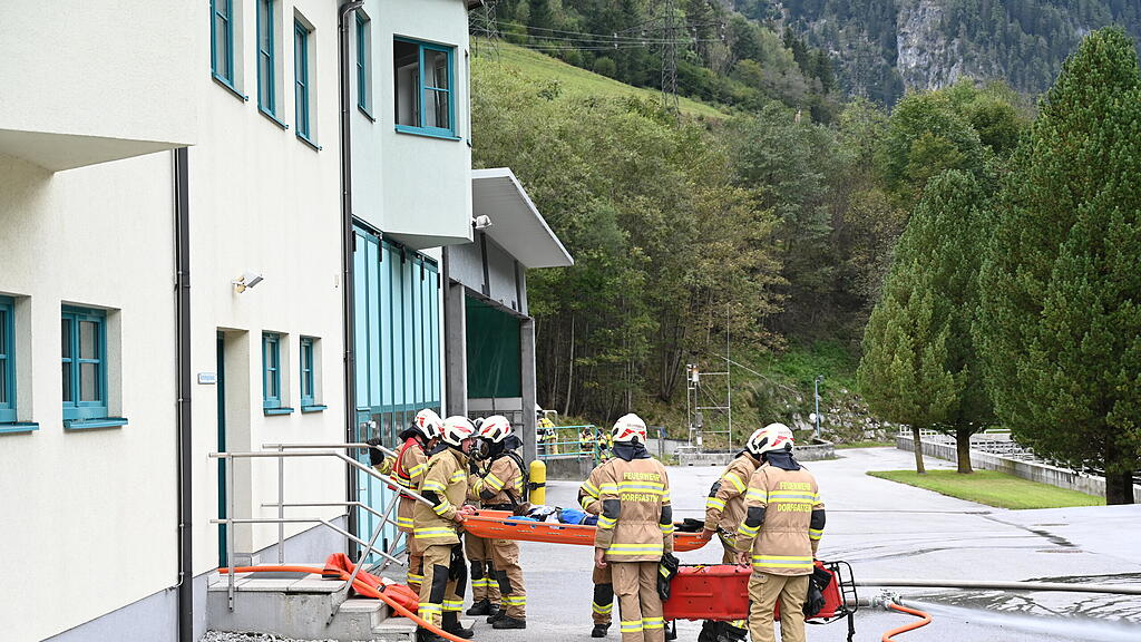 Großübung Feuerwehren Gasteinertal