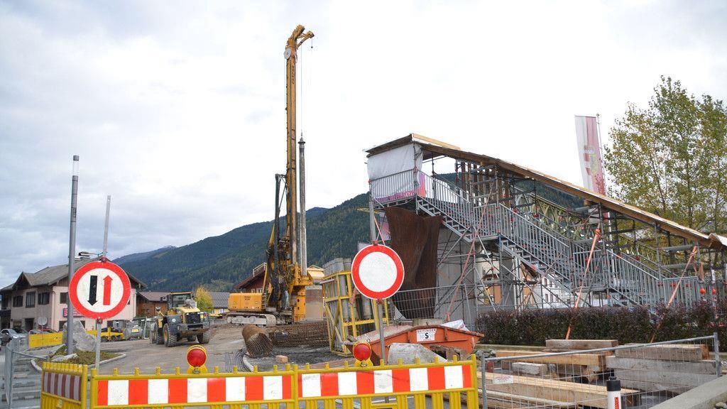 Neue Hubbr\u00fccke f\u00fcr Mittersill: Lokalaugenschein im Oktober