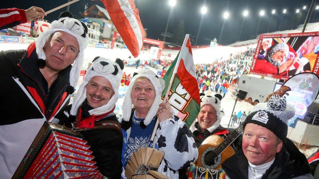 Prominente Fans in Flachau