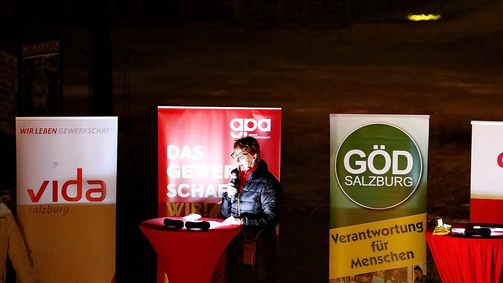 Mehr WärFair-Kundgebung