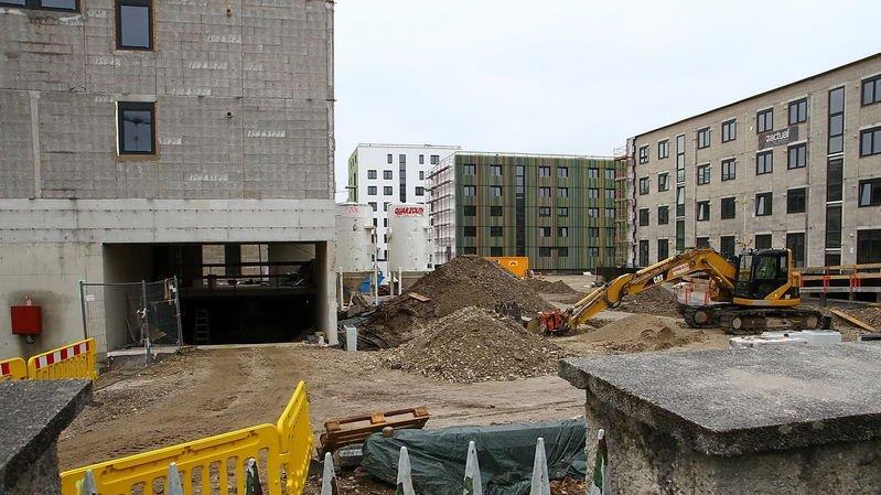 Alpine-Baustellen in Sbg