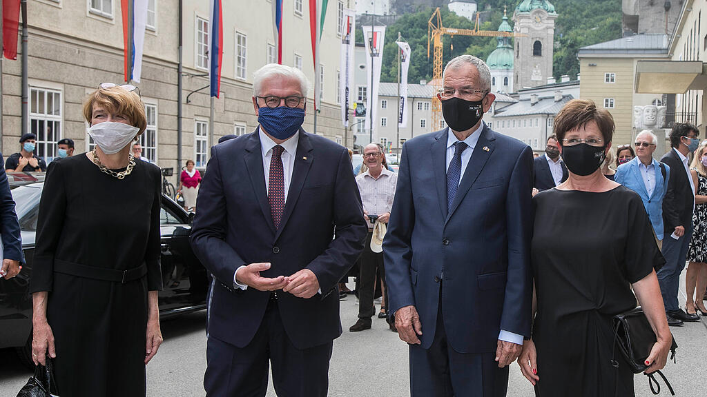 Festspiele, Van der Bellen, Rabl-Stadler, Crepaz