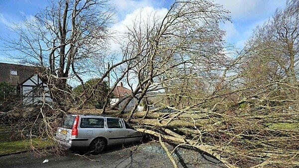 Das Unwetter richtete teils starke Schäden an